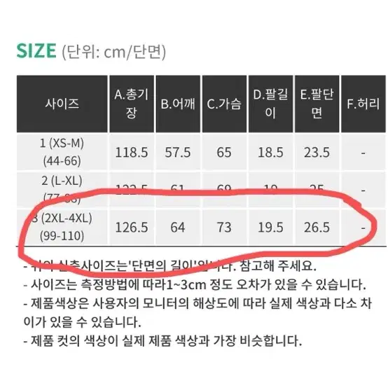 빅사이즈 반팔 원피스(99-110)