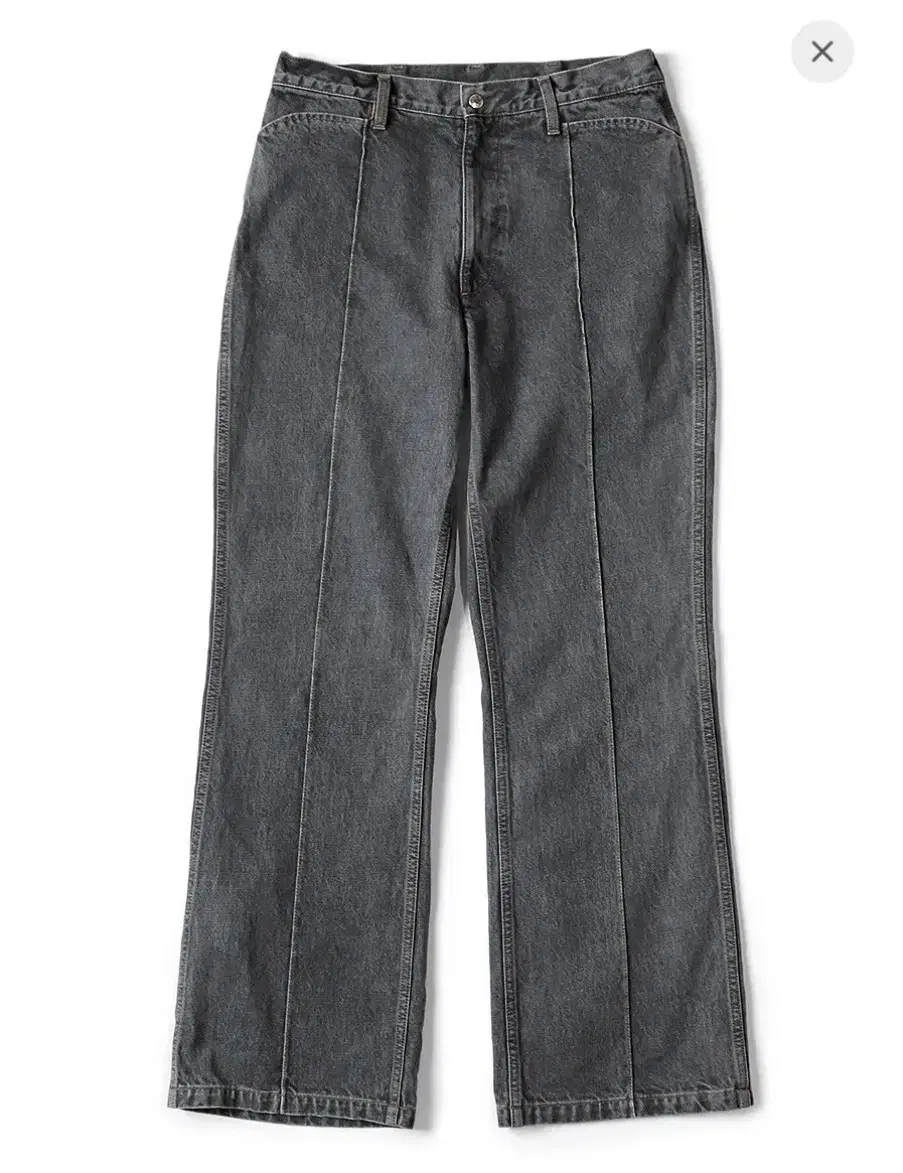 KAPITAL 14oz Black Denim 5P Frisco Pants