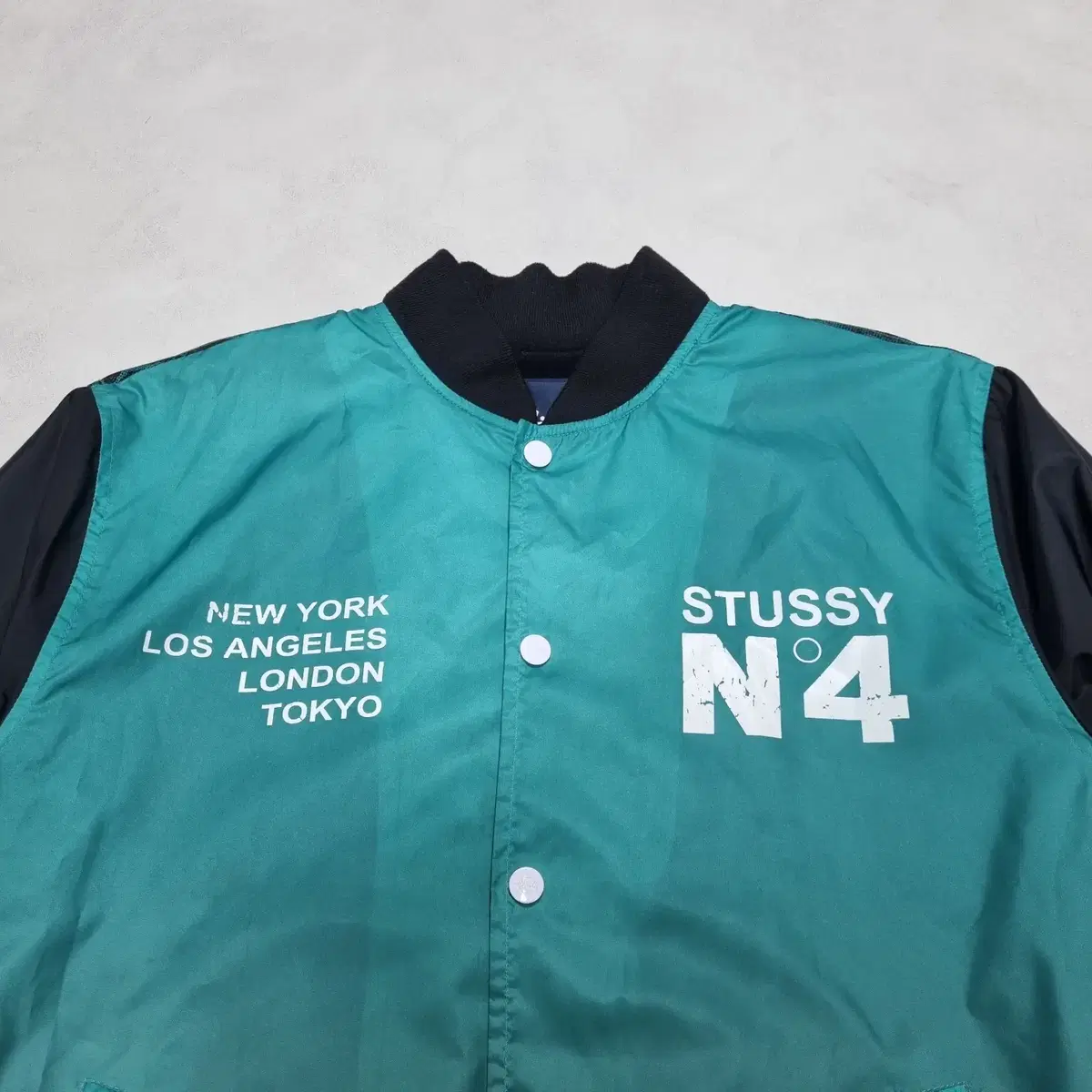 스투시 비너스 바시티 자켓 - M  STUSSY 올드스쿨 스트릿 블루종