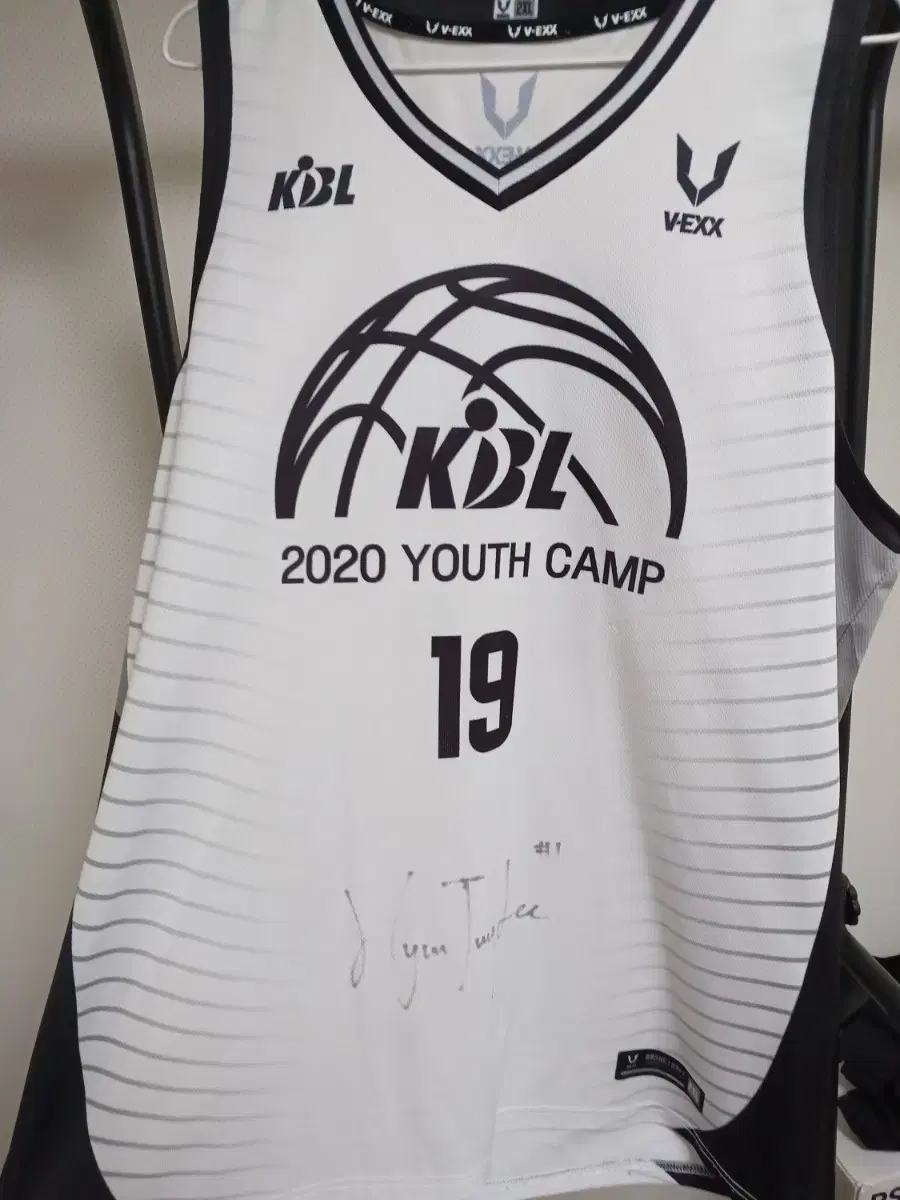 급처) 이현중 친필싸인 KBL 2020 youth camp 유니폼