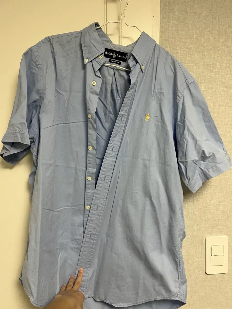 polo(polo) light blue (sora) short sleeve shirt classic fit M