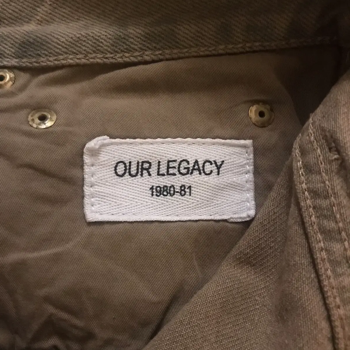 [28 size] 아워레가시 our legacy 7부 데님팬츠