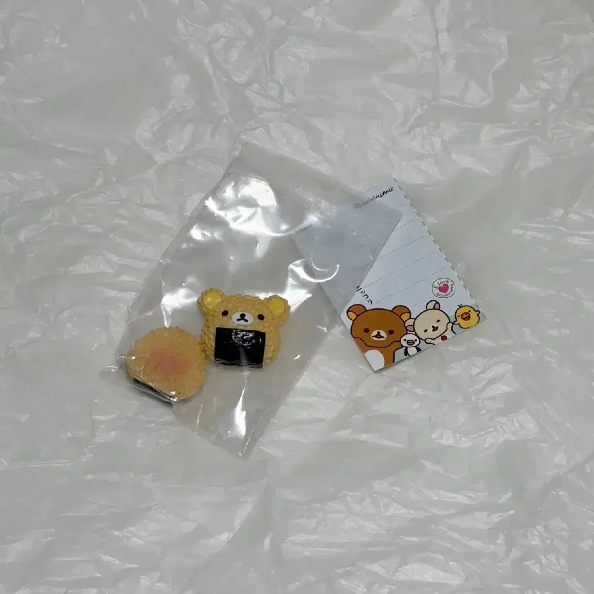 Unsealed_ Rilakkuma Lement Dividable Memo Magnet Sikwan Figures Magnet