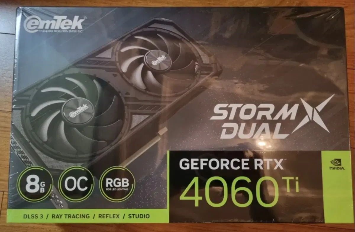 미개봉) 이엠텍 4060ti STORM X Dual OC D6 8GB