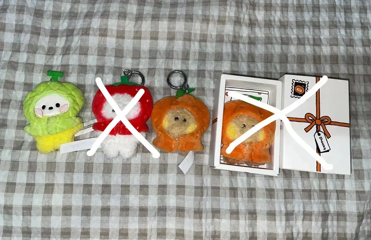 BT21 Fruit Minnie Chimi, Aljay, Shuki