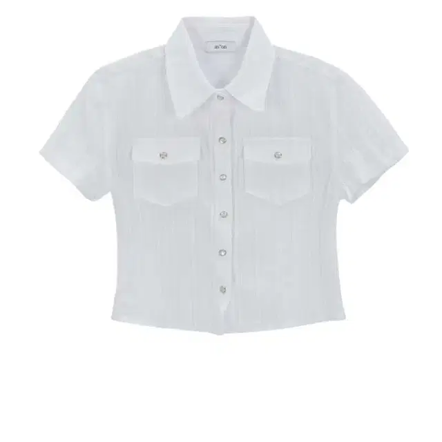 애즈온 PINSTRIPE SHIRT / WHITE