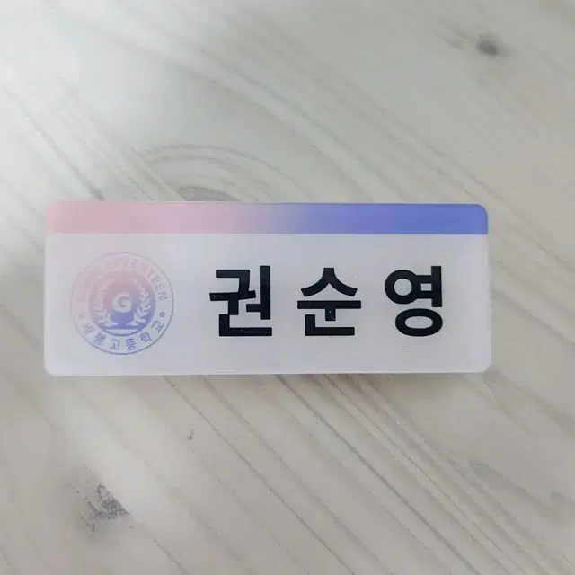 세븐틴 호시 명찰 세봉고