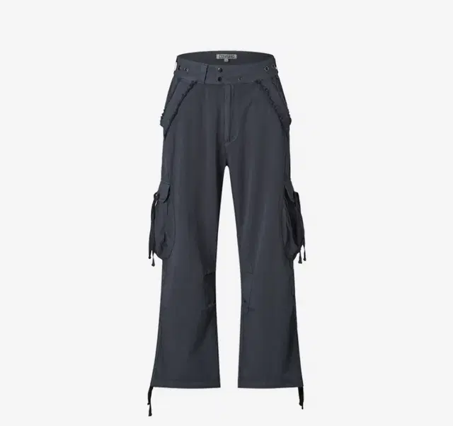 Coyseio raw edge pocket pants 차콜 1사이즈