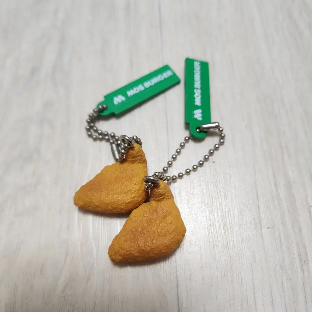 Japanese Gacha Mossburger Chicken Chicken Wings Food Miniature Keyring