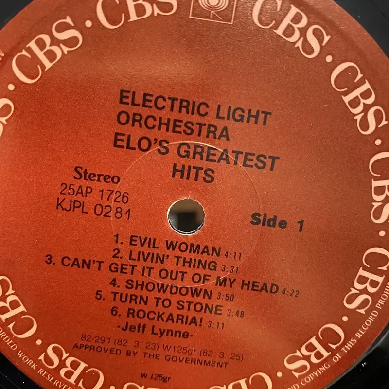 ELECTRIC LIGHT ELO LP / AA4988