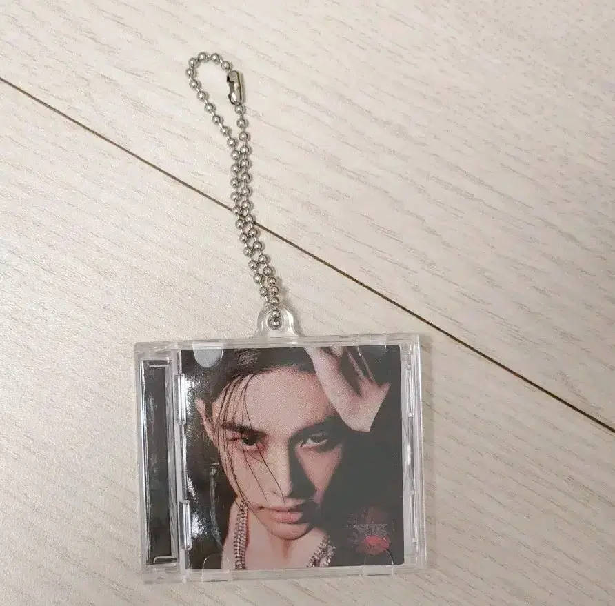 Unsealed) Display Only!! Hyunjin CD Keyring SKZ
