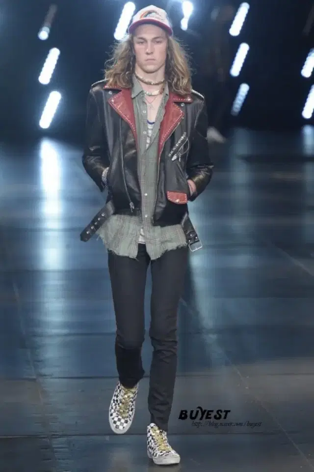 Saint laurent 2016 서프체크스니커