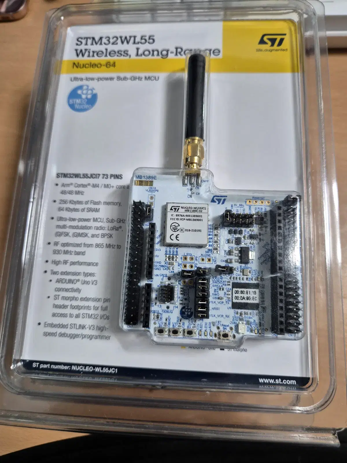 STM32WL55 Nucleo-WL55JC1, WL55JC2 로라개발보드