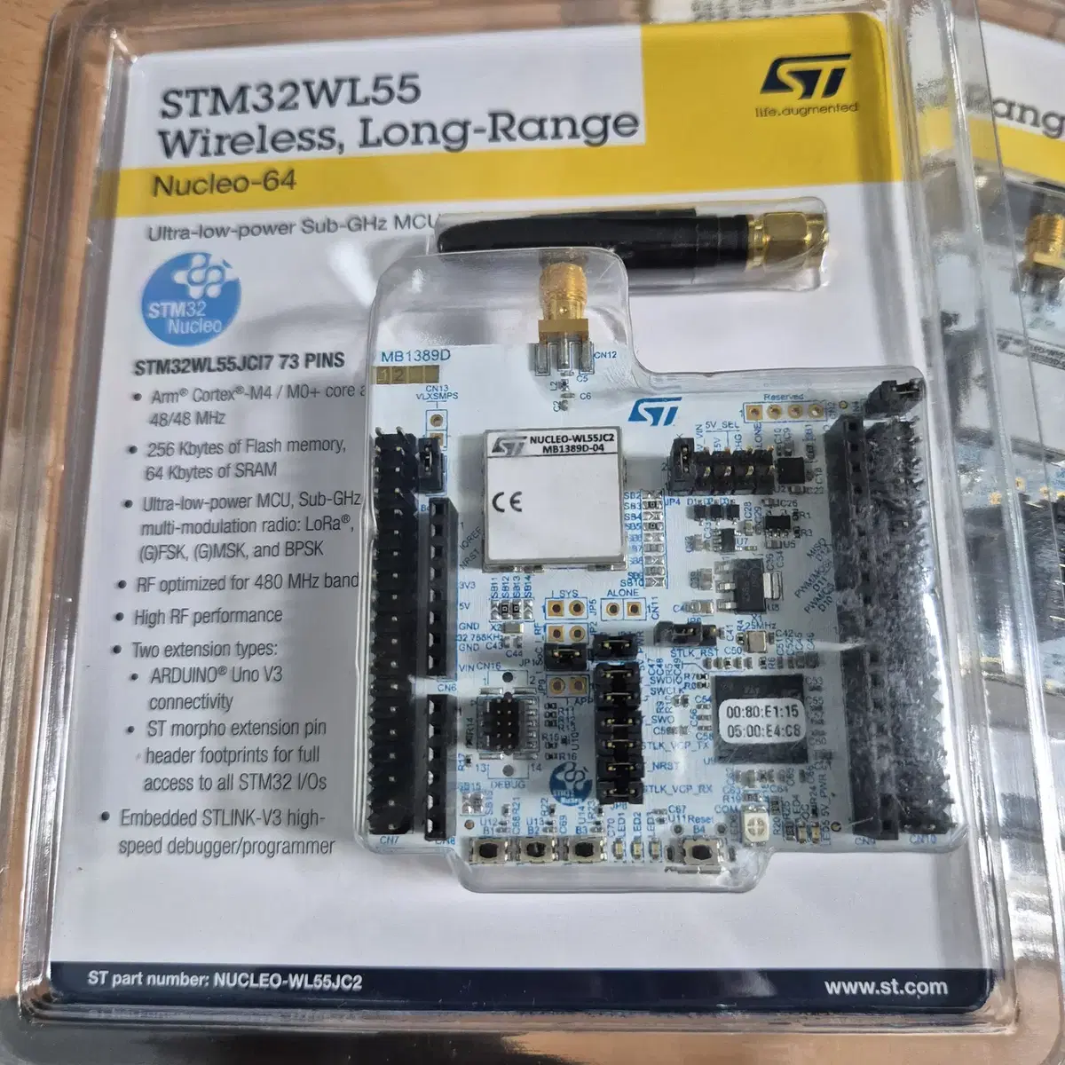 STM32WL55 Nucleo-WL55JC1, WL55JC2 로라개발보드