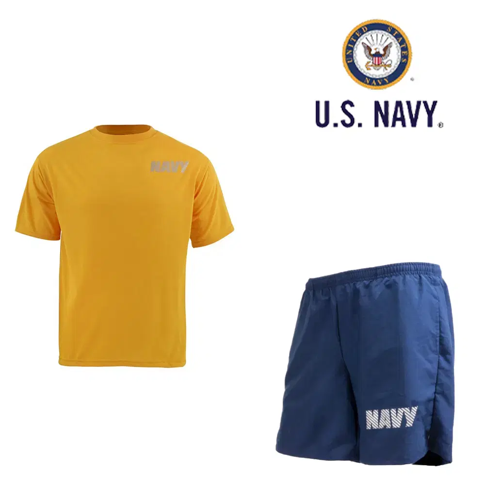 PT training top and bottom for US Navy issue.