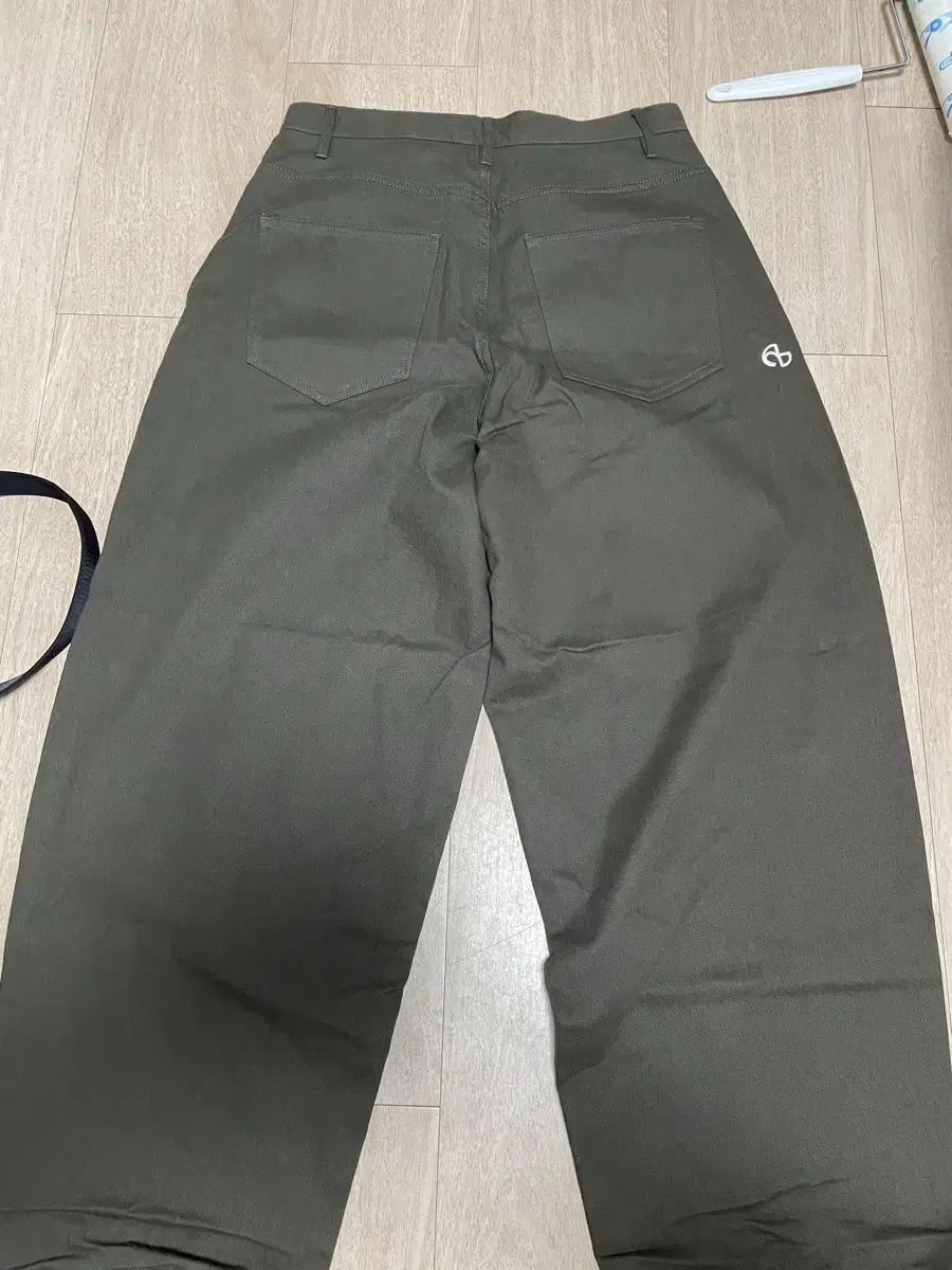 No Manual Symbol Wide Trousers Brown S