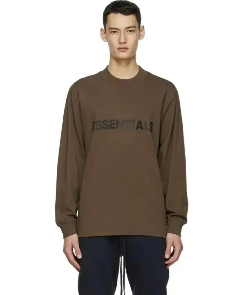 Essential Long Sleeve Brown