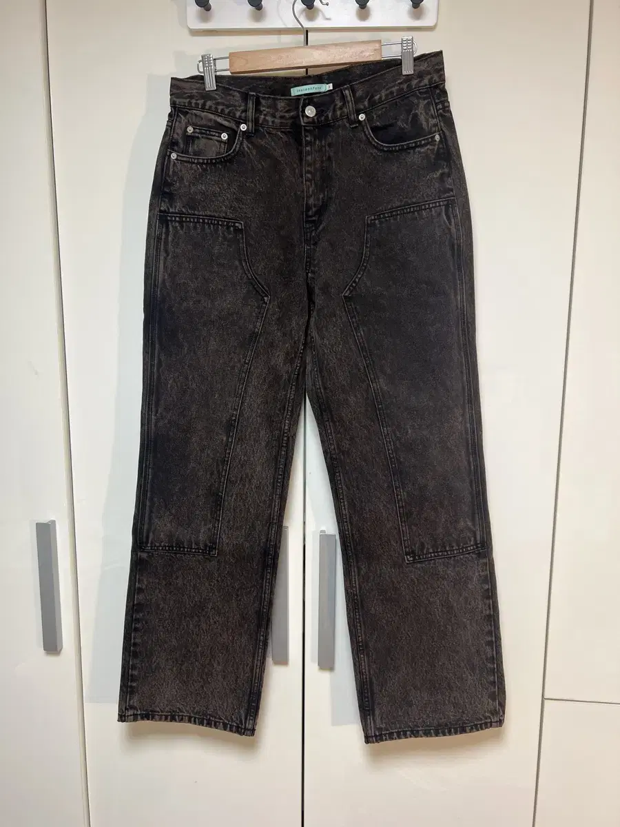 INSTANTFUNK/ Stonewashed Carpenter Denim Pants