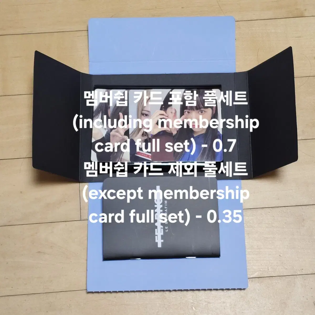 Le Sserafim weverse Official 1st Fan Club Welcome Kit Membership