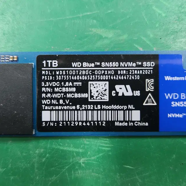 WD Blue SN550 M.2 NVMe (1TB)