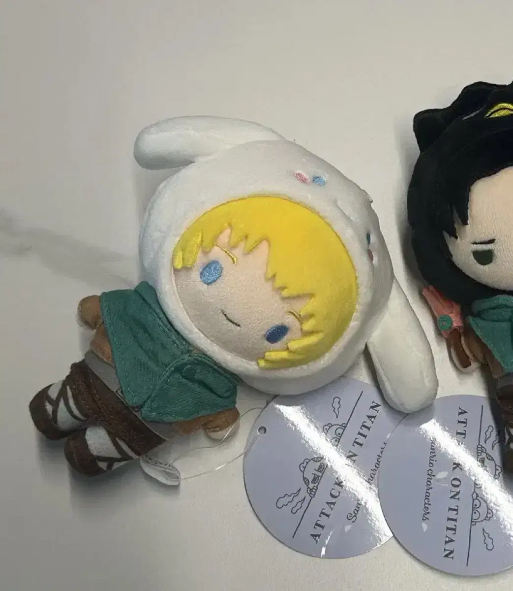 Attack on Titan's Sanrio Collaboration Nui Armin Cinnamoroll/Levai Badvatsmaru