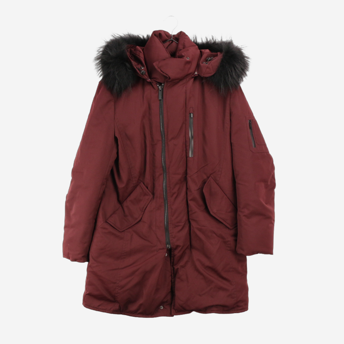 [100] Jike Burgundy Field Goose Down Puffer Jumper (SW2950)