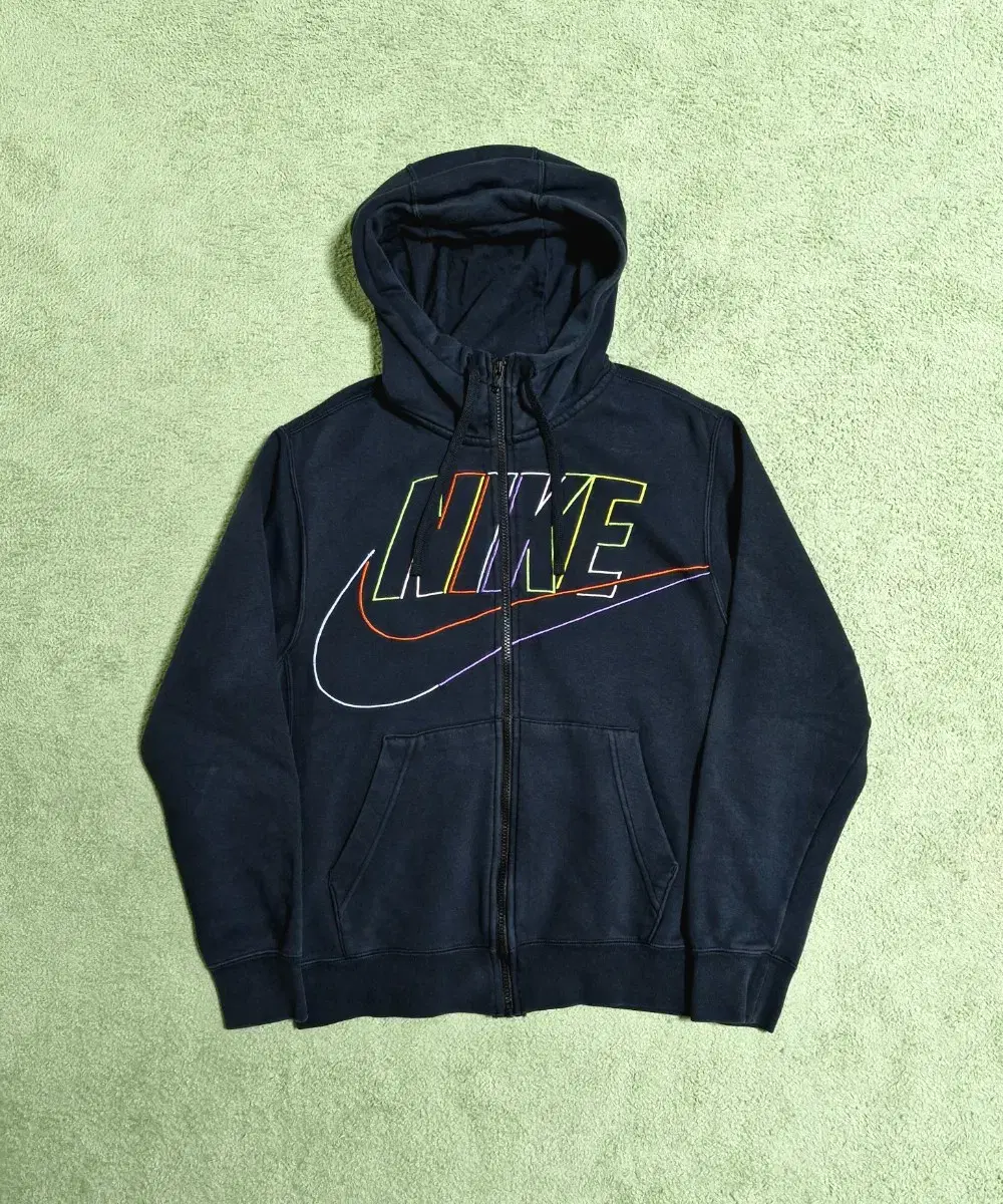 Nike Rainbow Logo Hoodie Zip Up 95