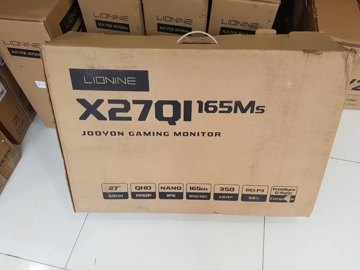 주연테크 27인치 X27QI-165MS 165HZ