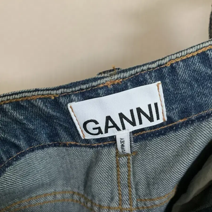 GANNI 가니 데님 팬츠