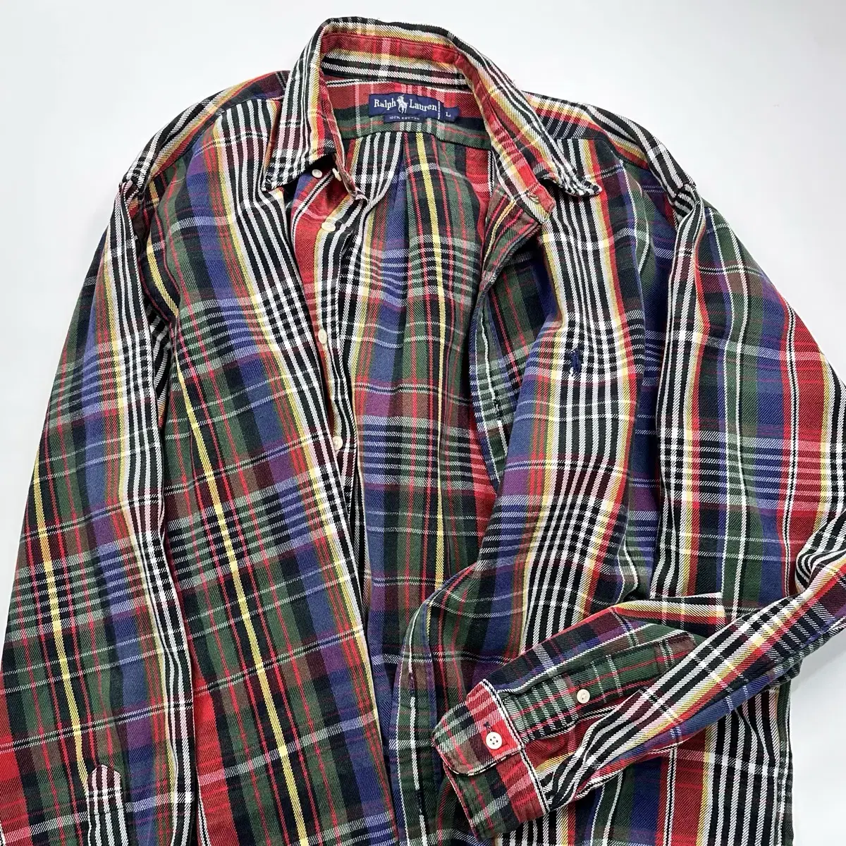 Polo Heavy Cotton Tartan Check Work Shirt