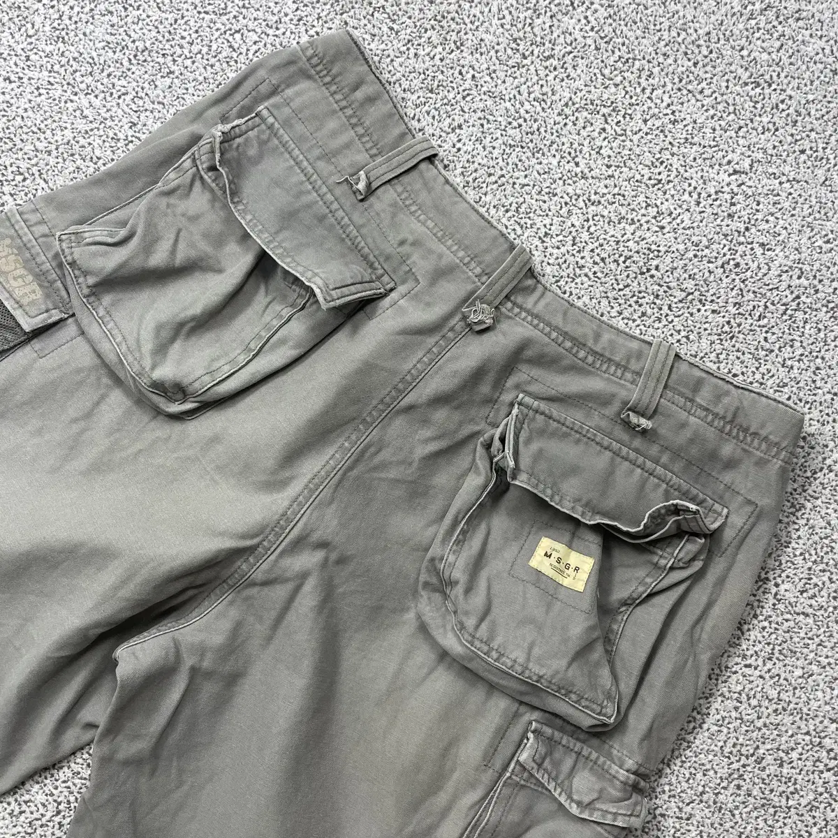 Y2K Vintage Cargo Shorts M .240912