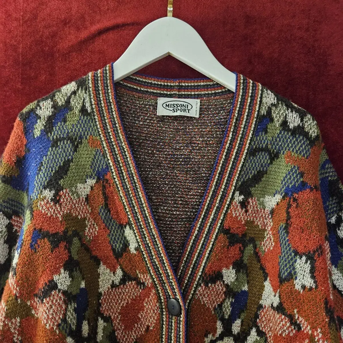 MISSONI 미쏘니 보헤미안 플라워 가디건 42size