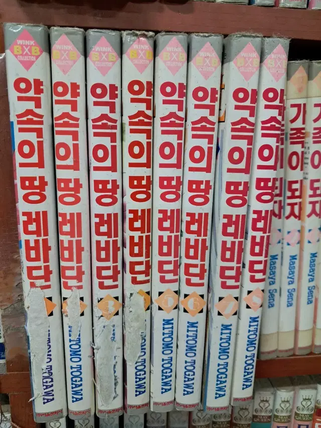 약속의땅 레바단 1-8 완 /상태(표지손상)