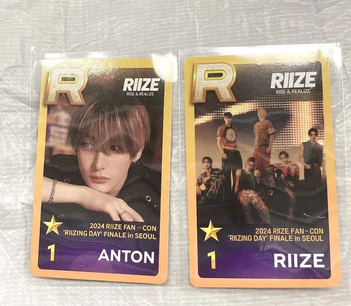 Rize chanyoung shm photocard+group photocard