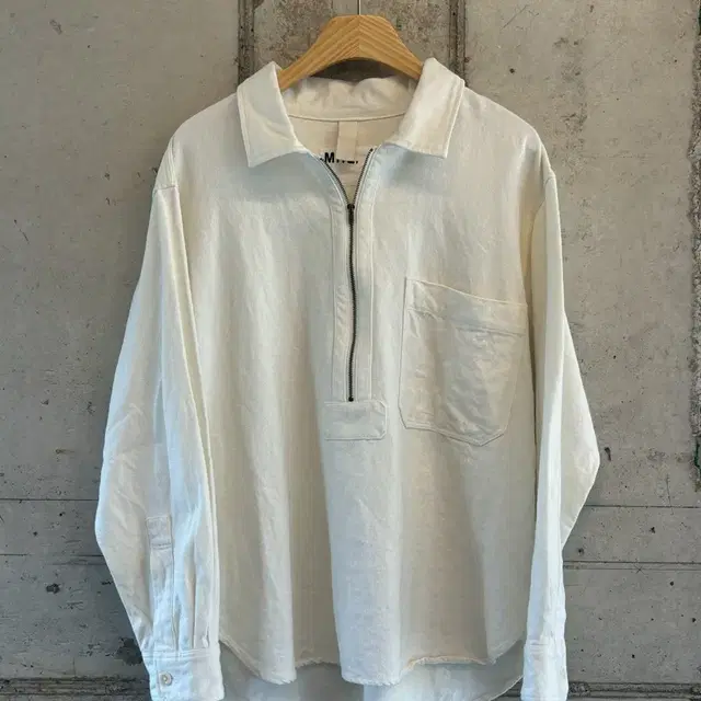 MHL Cotton linen pull zip