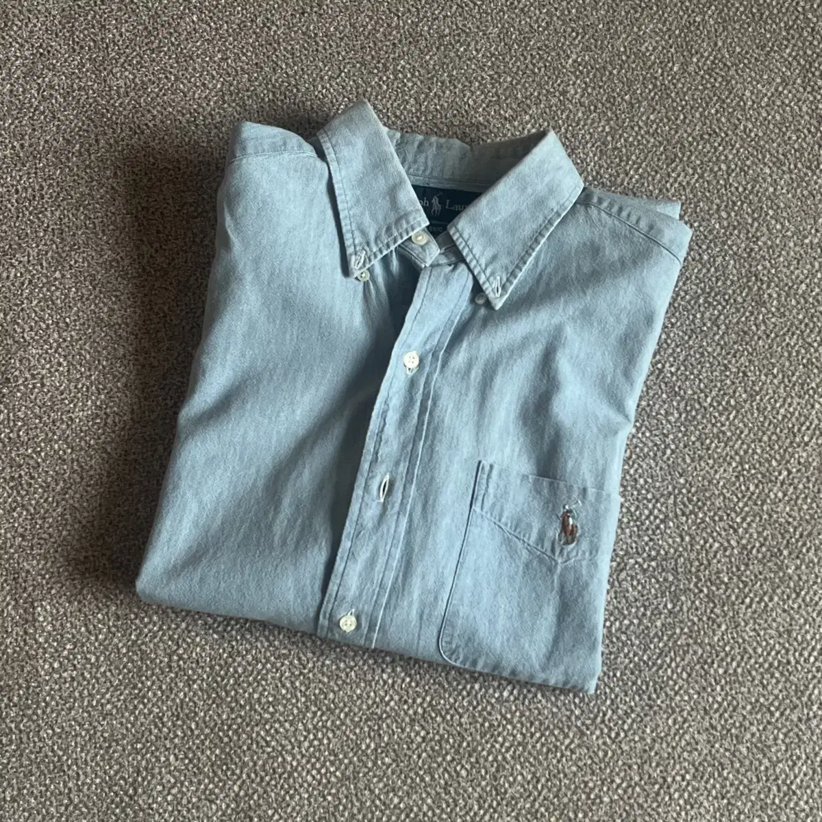 Polo Polo Ralph Lauren Chambray Multipony Pocket Shirt