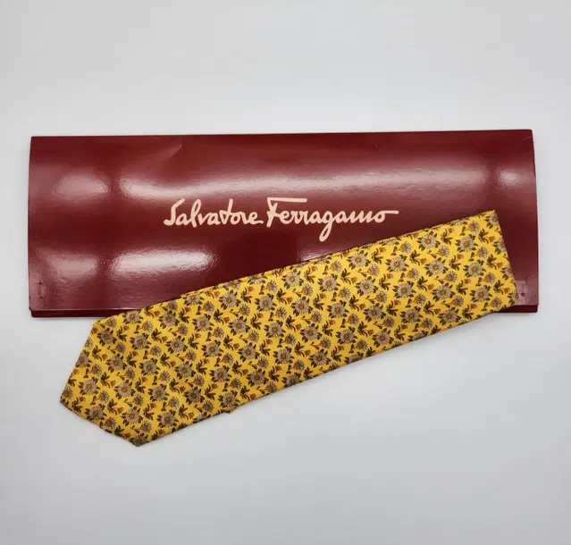 FERRAGAMO 페라가모 실크 넥타이 [7338_0542-04]