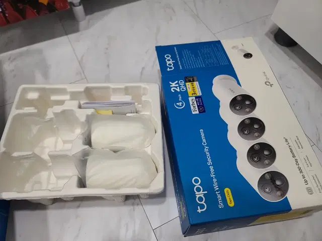 티피링크 tapo c425 cctv 2대 팝니다무선 cctv