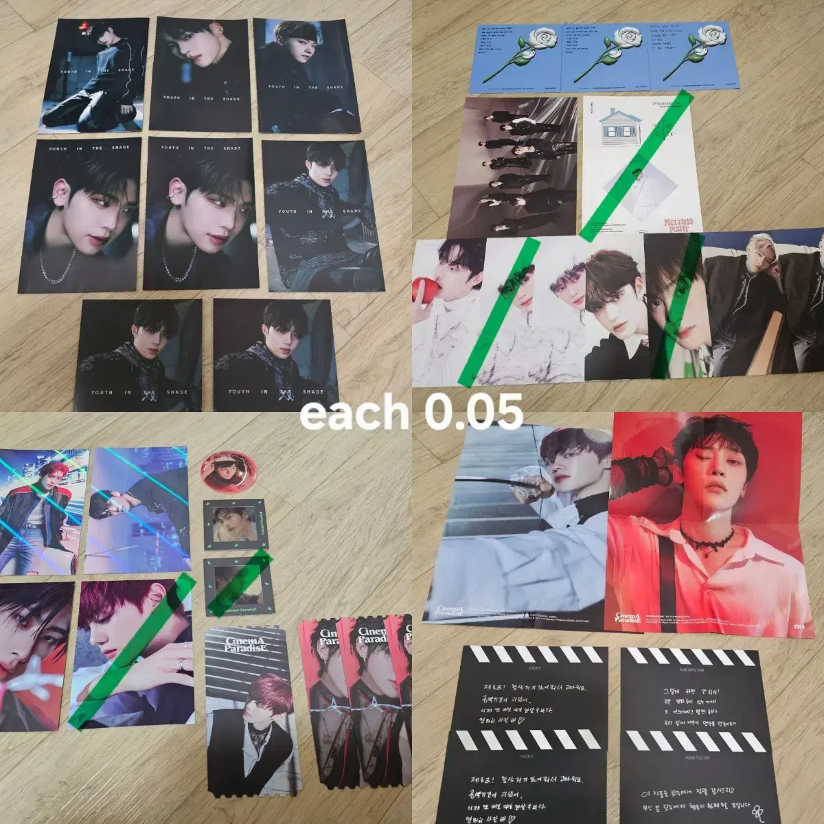 Zerobaseone zb1 album digipack Cinema Components Vol. 1 Vol. 2 Vol. 4 wts Photocard