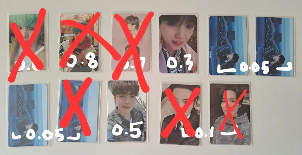 BTS Yoon suga photocard Photo card wts sells