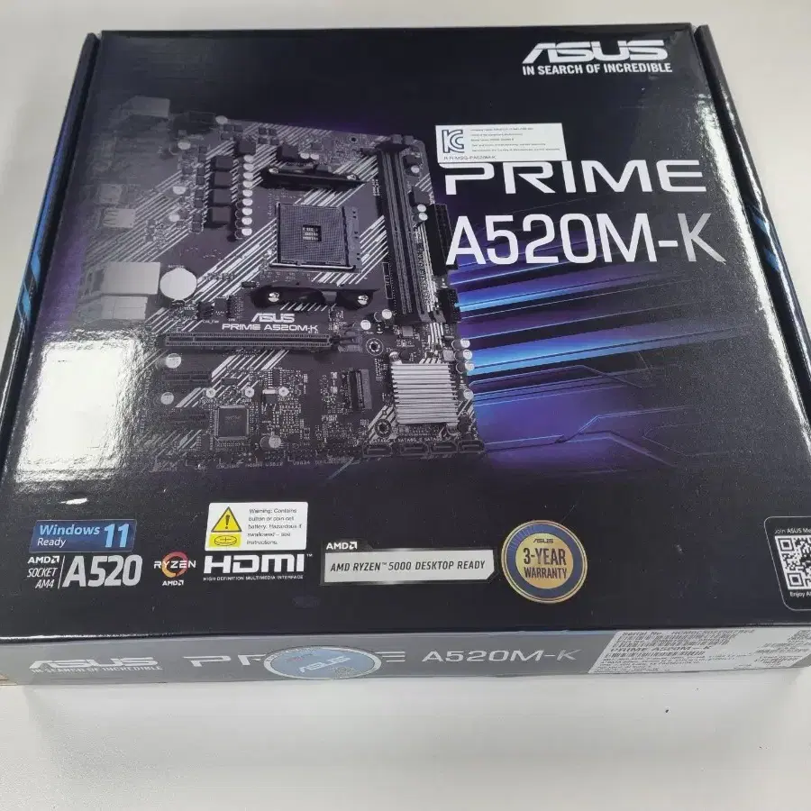 메인보드 ASUS PRIME A520M-K