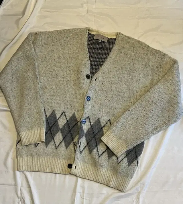 [L]토니웩 Stiff Mohair Cardigan_ Ecru