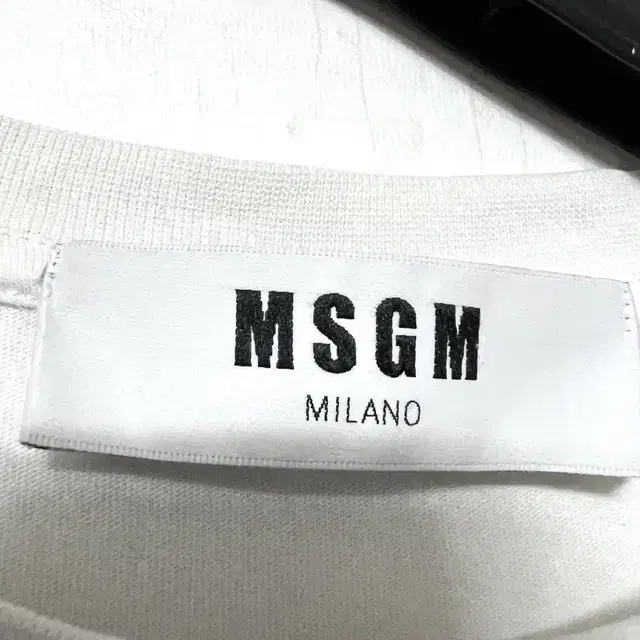 [S,90](정품)MSGM 밀라노 여성 반팔티 화이트