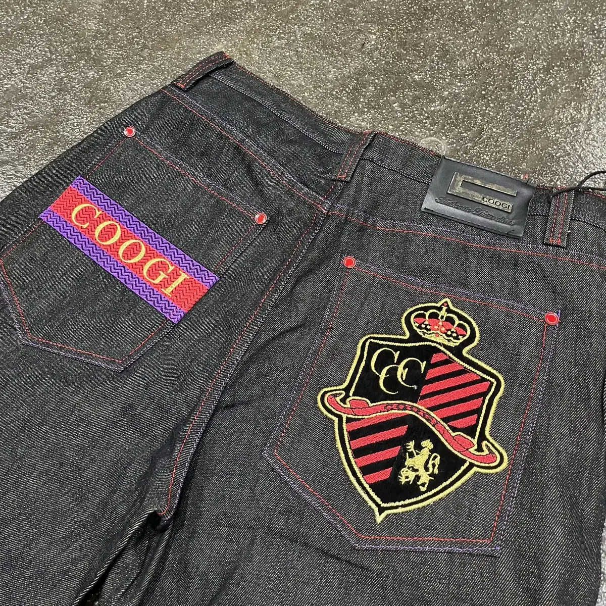 Coogi 7부 데님 팬츠 (35)