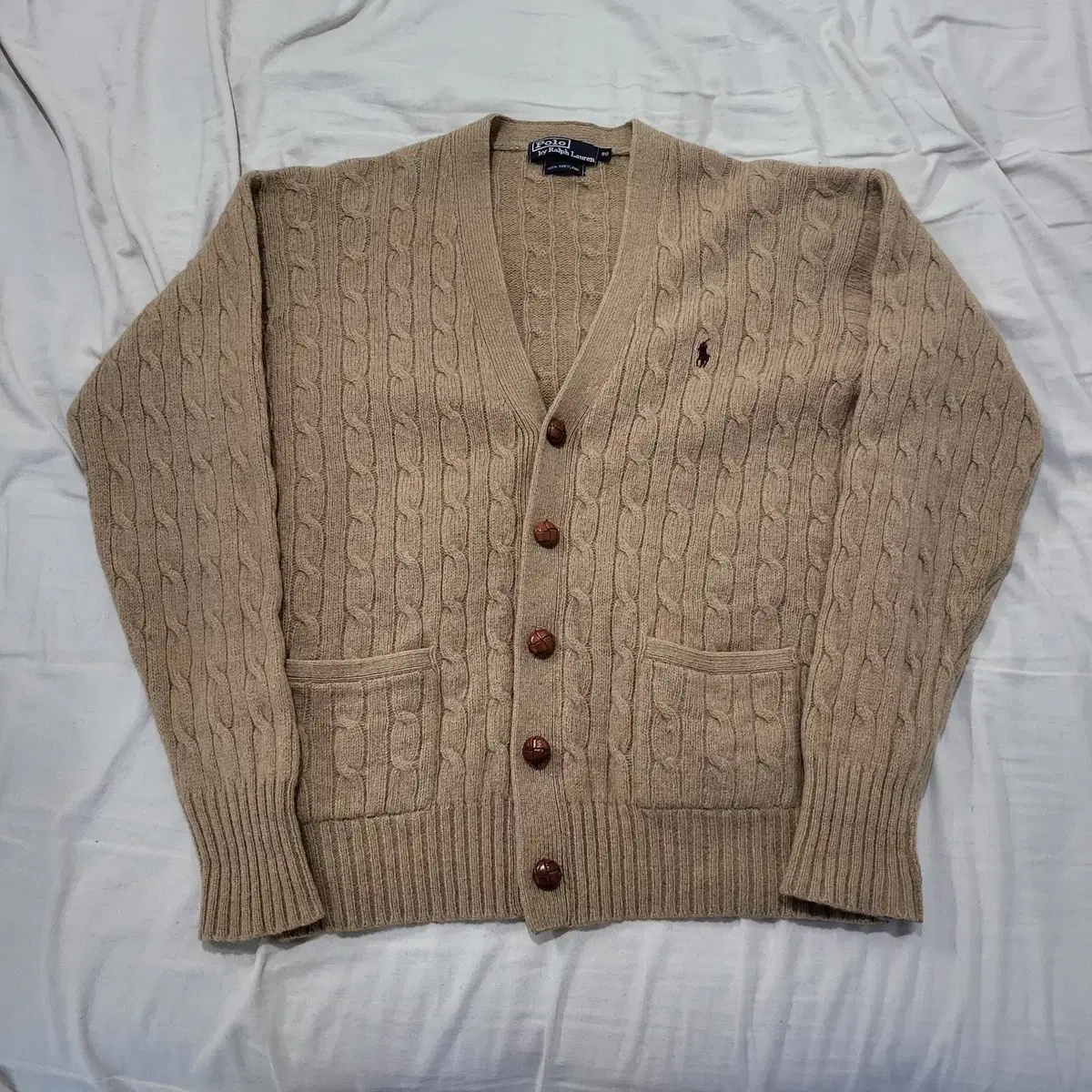 Polo Ralph Lauren Pretzel Cardigan Knit 90