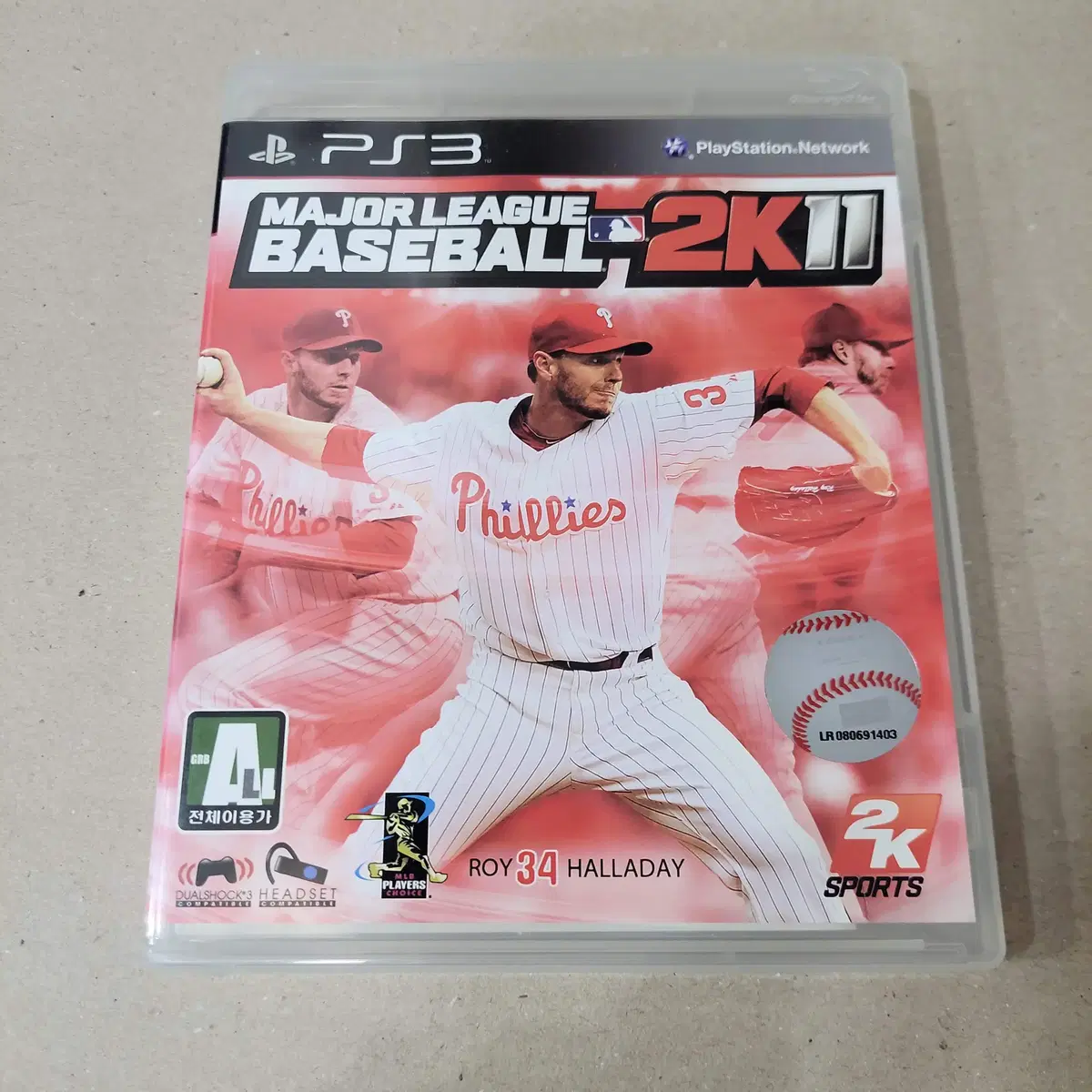 [중고] PS3 MLB 2K11/영어/메이저리그/야구스포츠BASEBALL