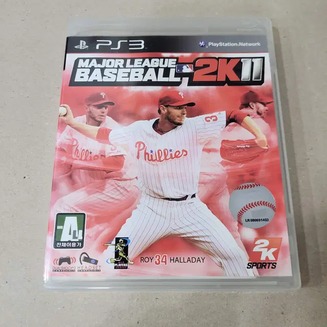 [중고] PS3 MLB 2K11/영어/메이저리그/야구스포츠BASEBALL