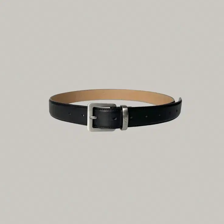 어그스트 벨트 square leather belt 실버