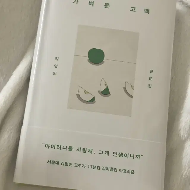 이옥토 김영민 가벼운 고백 책 양도해요