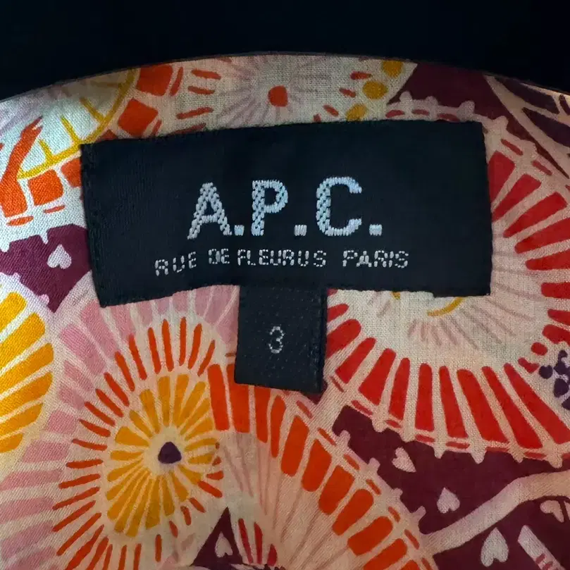 A.P.C. 아페쎄 패턴 긴팔 셔츠 남방